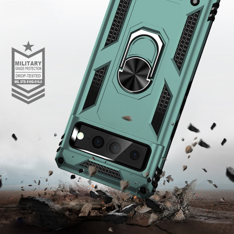 For Google Pixel 7 Pro Shockproof TPU + PC Phone Case with Holder