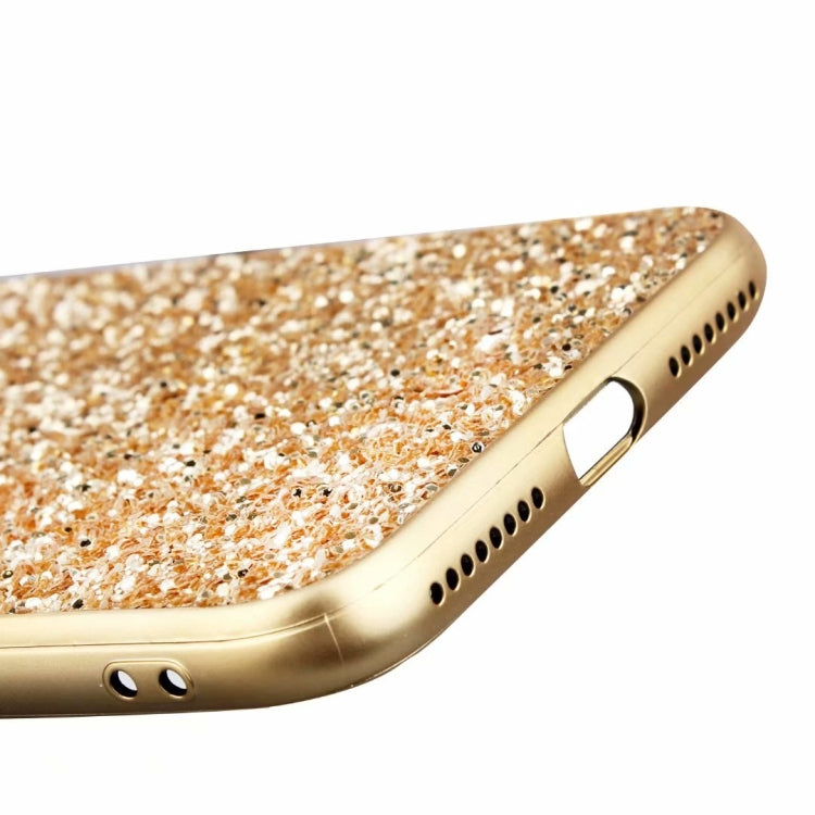 For iPhone SE 2022 / SE 2020 Glitter Powder Shockproof TPU Phone Case