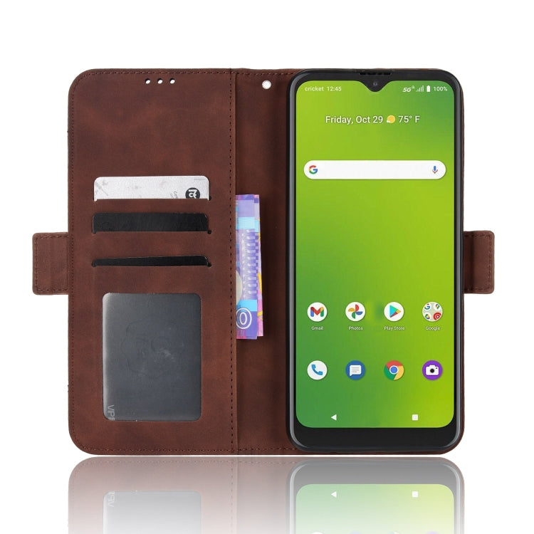 For Cricket Dream 5G / AT&T Radiant Max 5 Skin Feel Calf Pattern Leather Phone Case