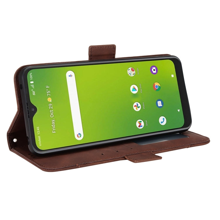For Cricket Dream 5G / AT&T Radiant Max 5 Skin Feel Calf Pattern Leather Phone Case