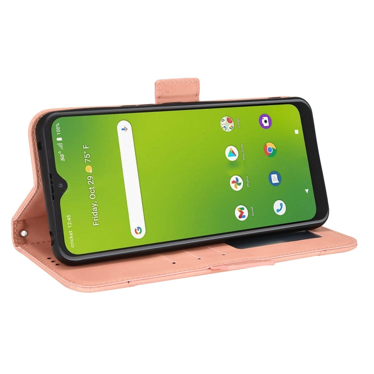 For Cricket Dream 5G / AT&T Radiant Max 5 Skin Feel Calf Pattern Leather Phone Case