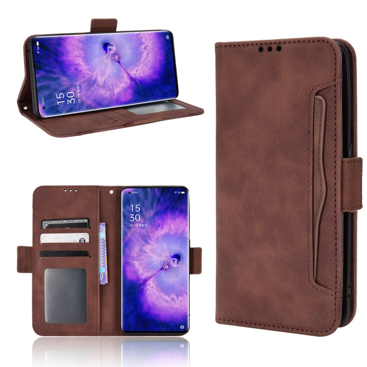 For OPPO Find X5 Skin Feel Calf Pattern Leather Phone Case