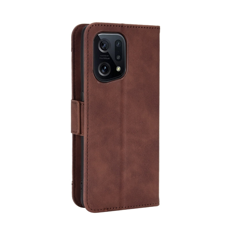 For OPPO Find X5 Skin Feel Calf Pattern Leather Phone Case