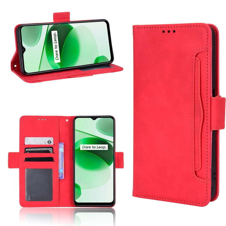 For OPPO Realme C35 Skin Feel Calf Pattern Leather Phone Case