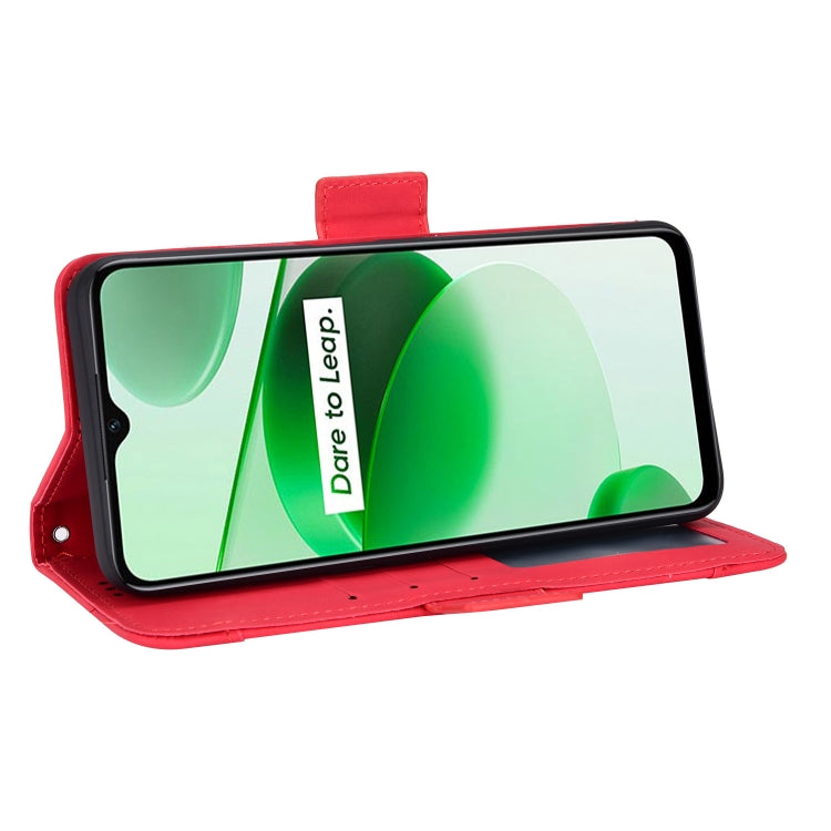 For OPPO Realme C35 Skin Feel Calf Pattern Leather Phone Case