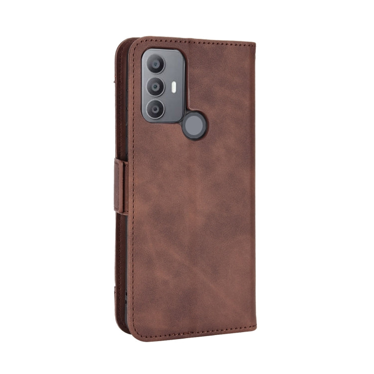 For TCL 30 SE / 30 E / 306 / Sharp Aquos V6 Skin Feel Calf Pattern Leather Phone Case