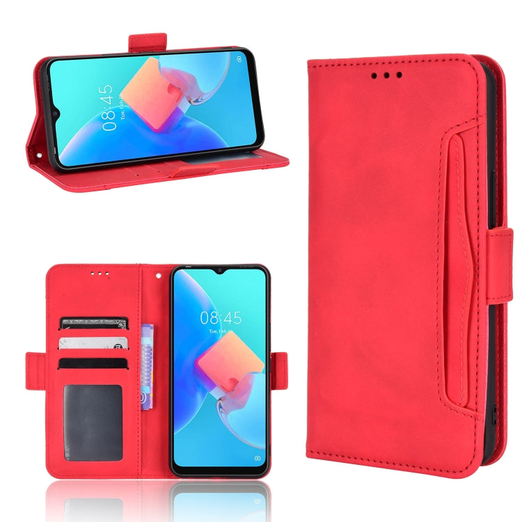 For TECNO Spark Go 2022 / Spark 8C Skin Feel Calf Pattern Leather Phone Case