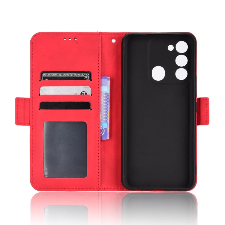 For TECNO Spark Go 2022 / Spark 8C Skin Feel Calf Pattern Leather Phone Case