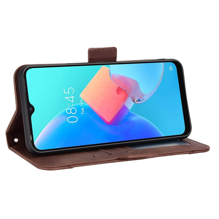 For TECNO Spark Go 2022 / Spark 8C Skin Feel Calf Pattern Leather Phone Case