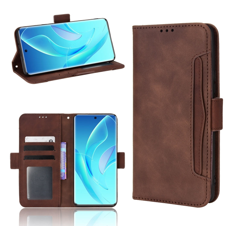 For Honor 60 Skin Feel Calf Pattern Leather Phone Case
