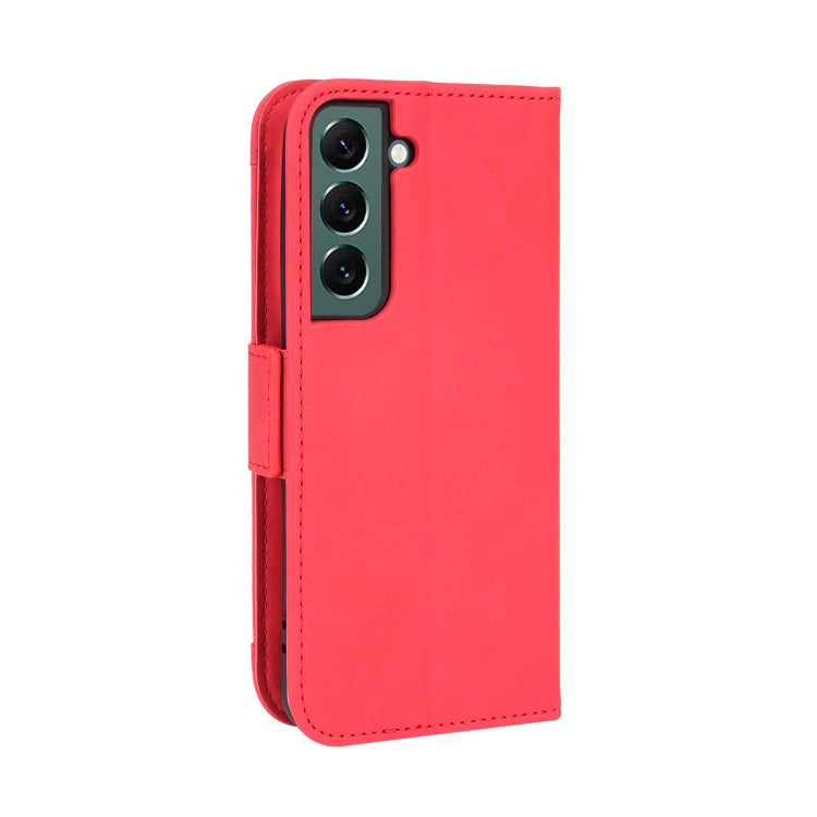 For Samsung Galaxy S22+ 5G Skin Feel Calf Pattern Leather Phone Case