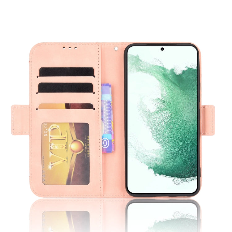 For Samsung Galaxy S22+ 5G Skin Feel Calf Pattern Leather Phone Case