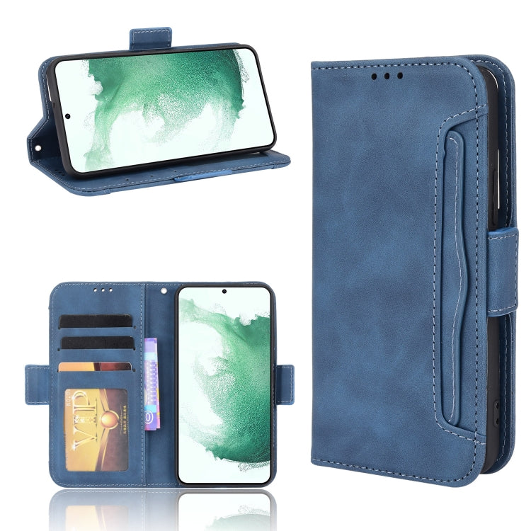 For Samsung Galaxy S22+ 5G Skin Feel Calf Pattern Leather Phone Case