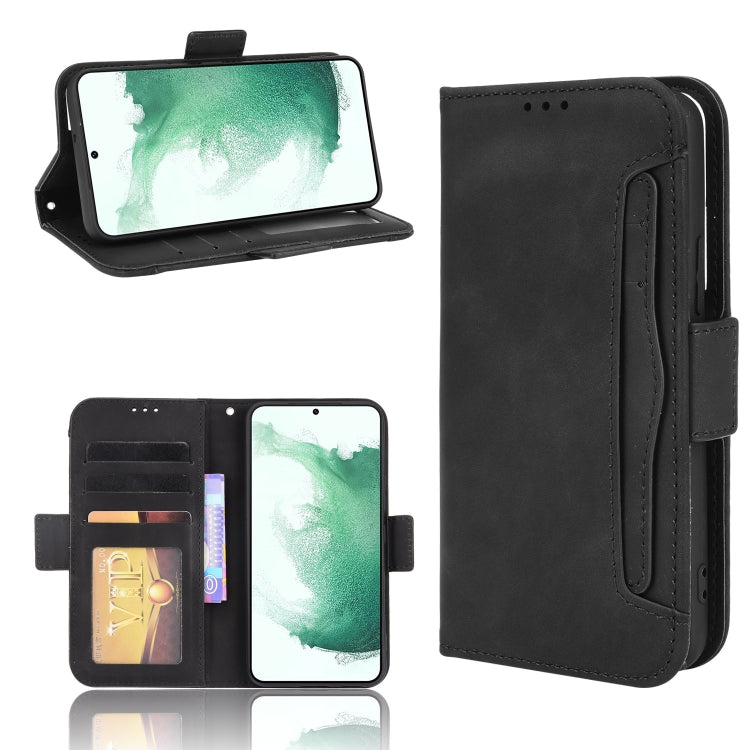 For Samsung Galaxy S22 5G Skin Feel Calf Pattern Leather Phone Case