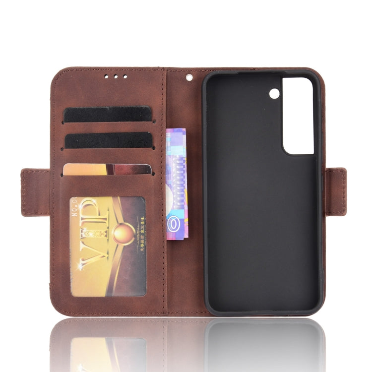 For Samsung Galaxy S22 5G Skin Feel Calf Pattern Leather Phone Case