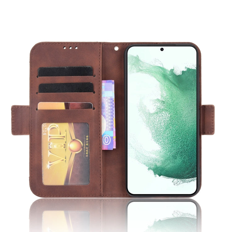 For Samsung Galaxy S22 5G Skin Feel Calf Pattern Leather Phone Case