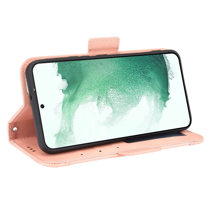 For Samsung Galaxy S22 5G Skin Feel Calf Pattern Leather Phone Case