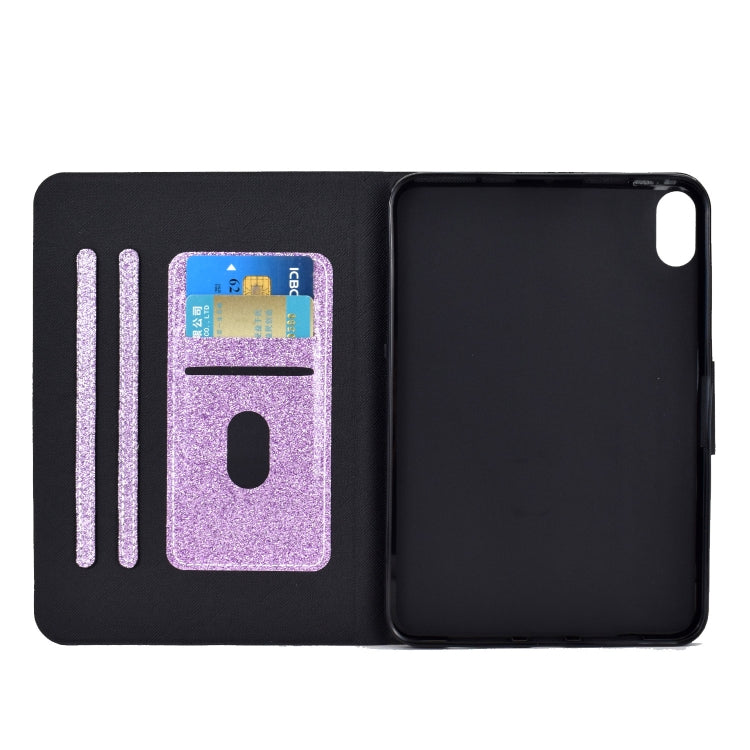 For Lenovo Legion Y700 Varnish Glitter Powder Smart Leather Tablet Case