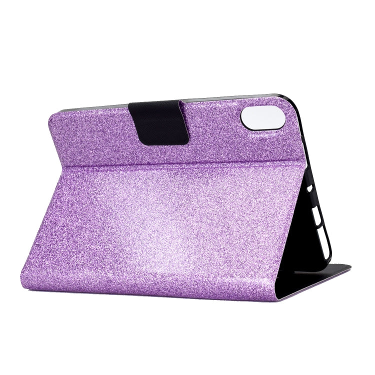 For Lenovo Legion Y700 Varnish Glitter Powder Smart Leather Tablet Case