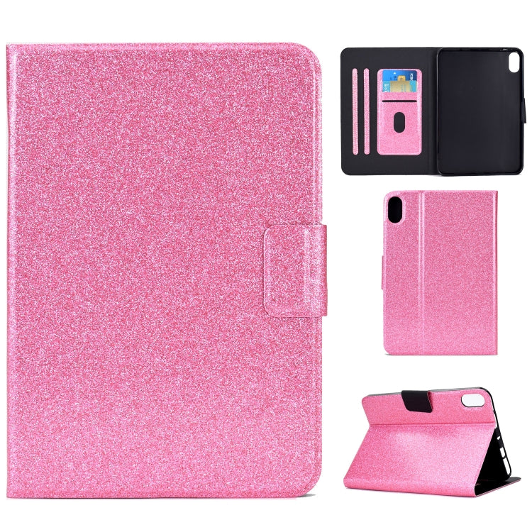 For Lenovo Legion Y700 Varnish Glitter Powder Smart Leather Tablet Case