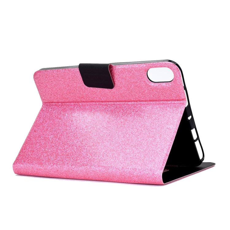 For Lenovo Legion Y700 Varnish Glitter Powder Smart Leather Tablet Case