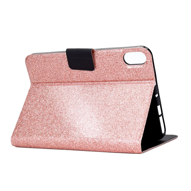 For Lenovo Legion Y700 Varnish Glitter Powder Smart Leather Tablet Case