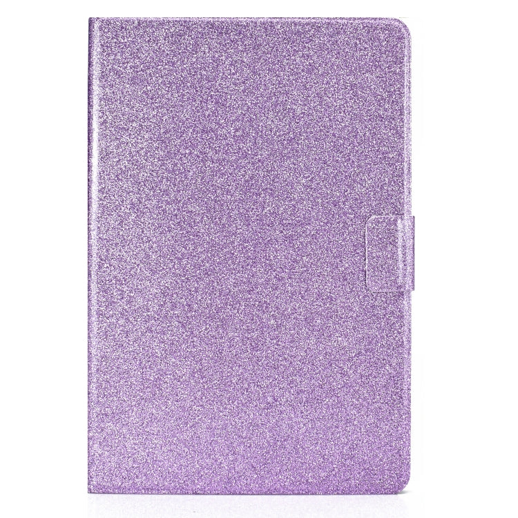 For Samsung Galaxy Tab S8 / S7 Varnish Glitter Powder Smart Leather Tablet Case