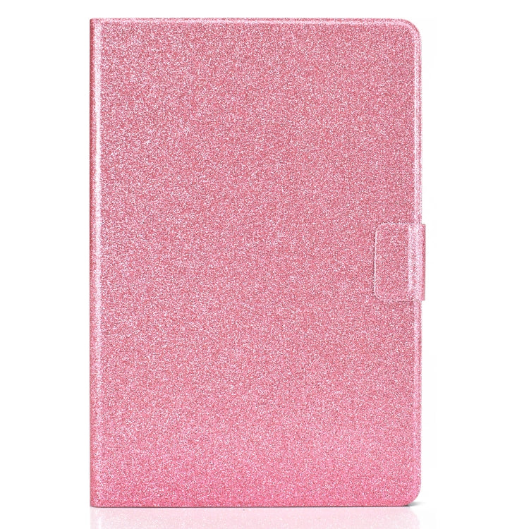 For Samsung Galaxy Tab S8 / S7 Varnish Glitter Powder Smart Leather Tablet Case