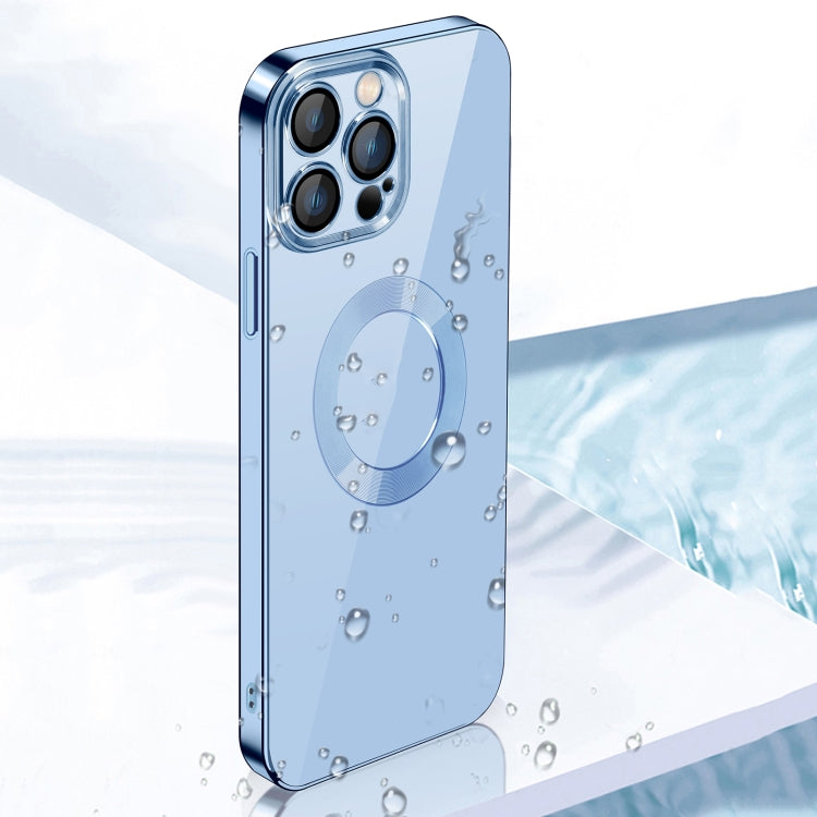 For iPhone 12 Pro 9D Electroplated Edge Lens Film Clear PC + TPU Shockproof Case