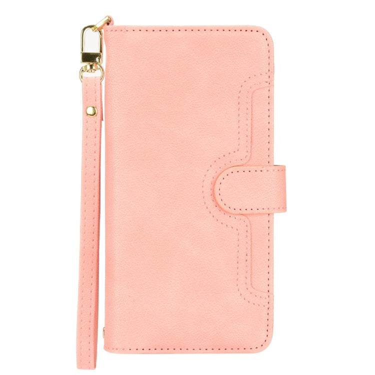 For iPhone 13 Pro Max Litchi Texture Zipper Leather Phone Case