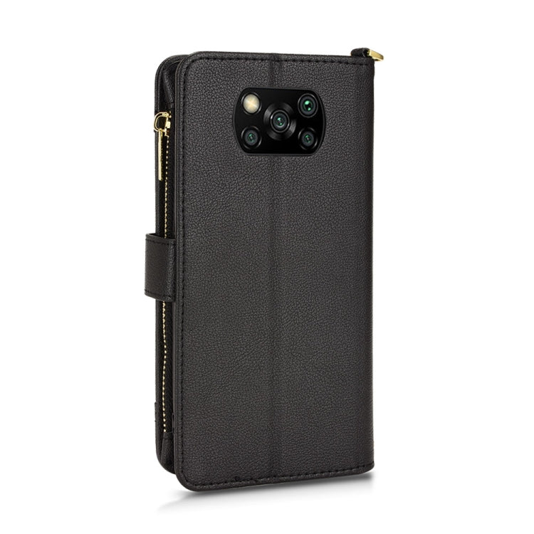 For Xiaomi  Poco X3 NFC / Poco X3 Pro Litchi Texture Zipper Leather Phone Case