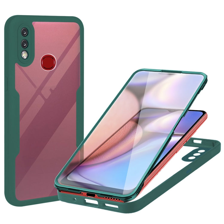 For Samsung Galaxy A10s Acrylic + TPU 360 Degrees Full Coverage Shockproof Phone Case