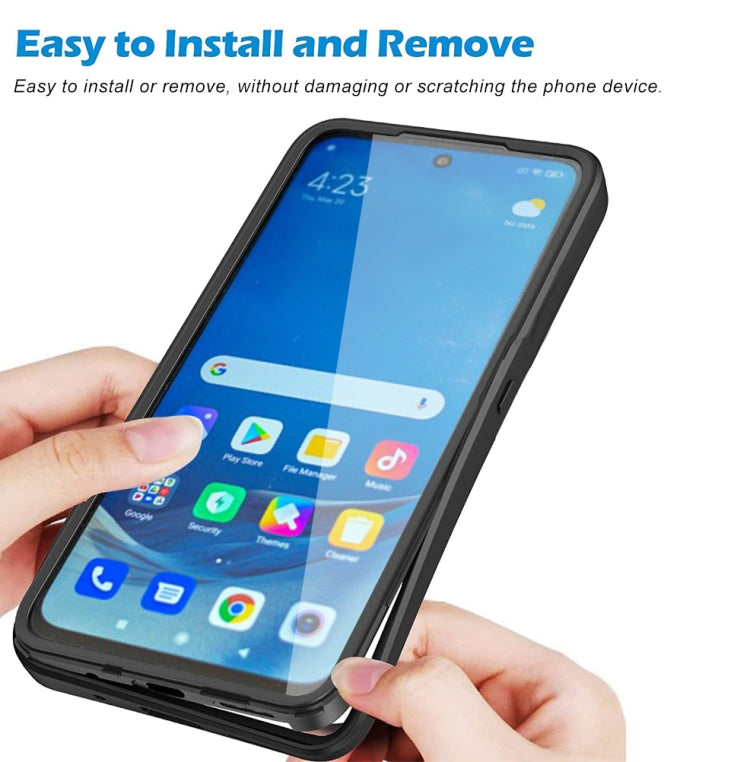 For Samsung Galaxy A10s Acrylic + TPU 360 Degrees Full Coverage Shockproof Phone Case