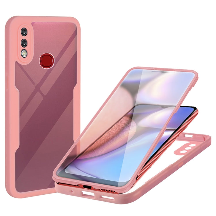 For Samsung Galaxy A10s Acrylic + TPU 360 Degrees Full Coverage Shockproof Phone Case