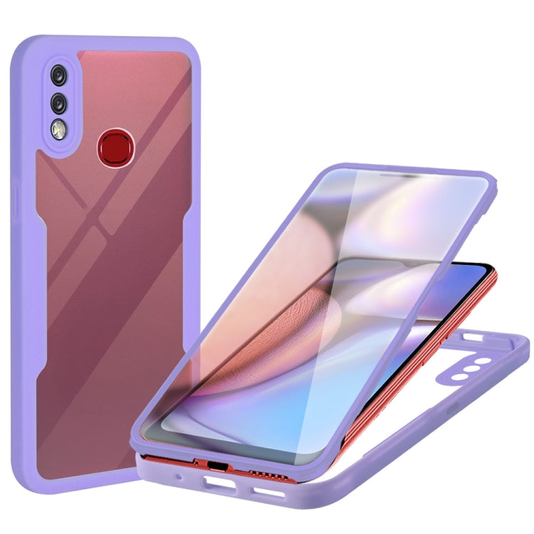 For Samsung Galaxy A10s Acrylic + TPU 360 Degrees Full Coverage Shockproof Phone Case