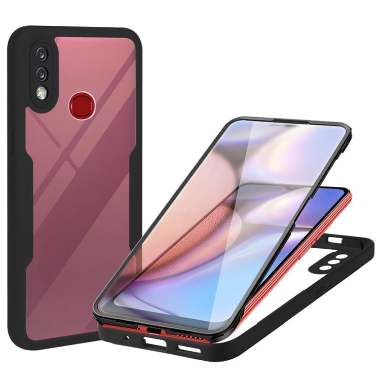 For Samsung Galaxy A10s Acrylic + TPU 360 Degrees Full Coverage Shockproof Phone Case