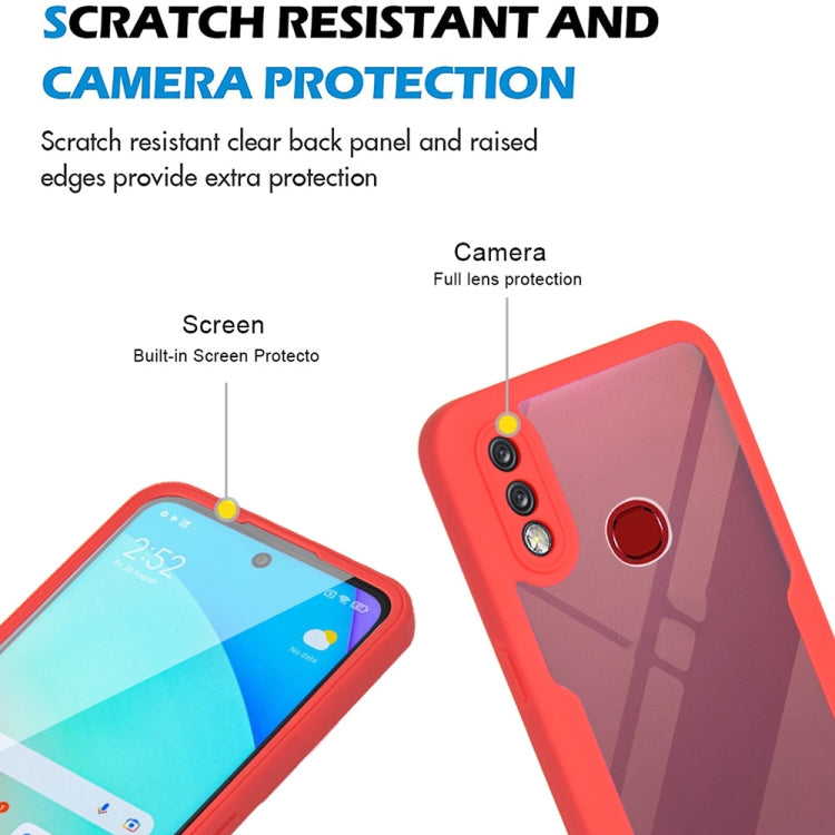 For Samsung Galaxy A10s Acrylic + TPU 360 Degrees Full Coverage Shockproof Phone Case