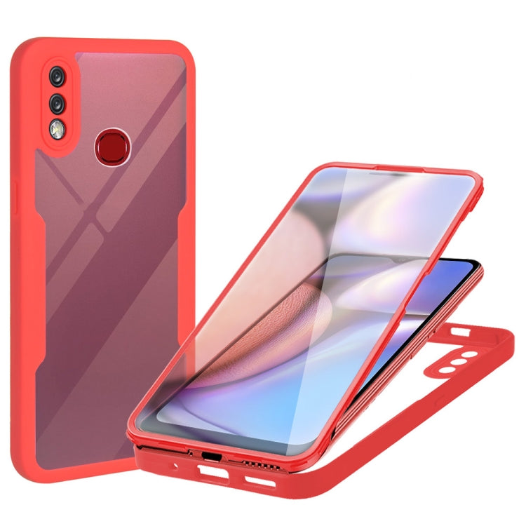For Samsung Galaxy A10s Acrylic + TPU 360 Degrees Full Coverage Shockproof Phone Case