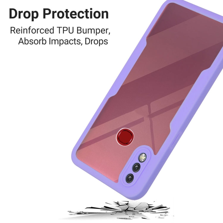 For Samsung Galaxy A10s Acrylic + TPU 360 Degrees Full Coverage Shockproof Phone Case