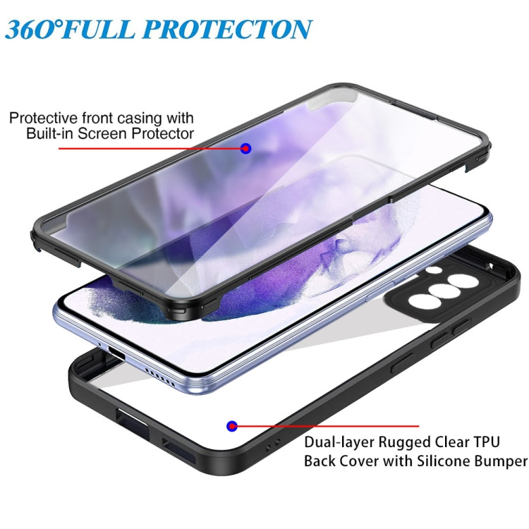For Samsung Galaxy S22 5G Acrylic + TPU 360 Degrees Full Coverage Shockproof Phone Case