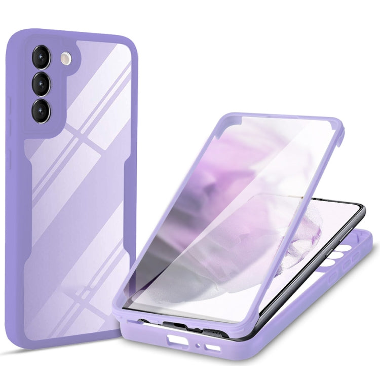 For Samsung Galaxy S22 5G Acrylic + TPU 360 Degrees Full Coverage Shockproof Phone Case