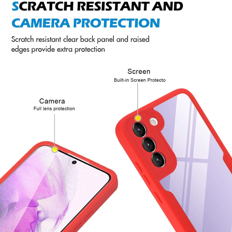 For Samsung Galaxy S22 5G Acrylic + TPU 360 Degrees Full Coverage Shockproof Phone Case