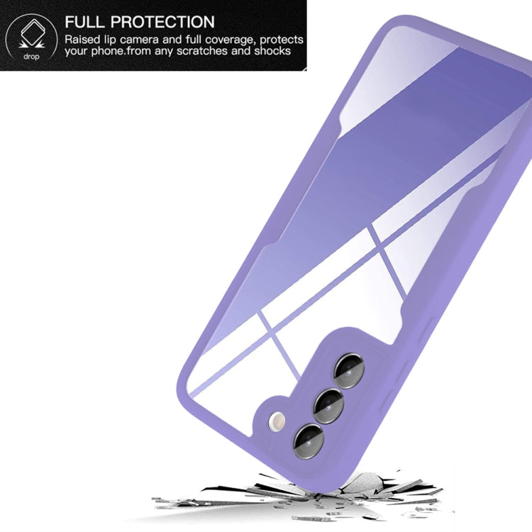 For Samsung Galaxy S22+ 5G Acrylic + TPU 360 Degrees Full Coverage Shockproof Phone Case