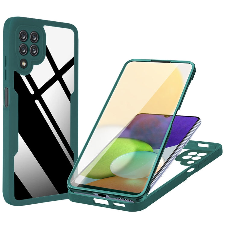 For Samsung Galaxy A22 4G Acrylic + TPU 360 Degrees Full Coverage Shockproof Phone Case