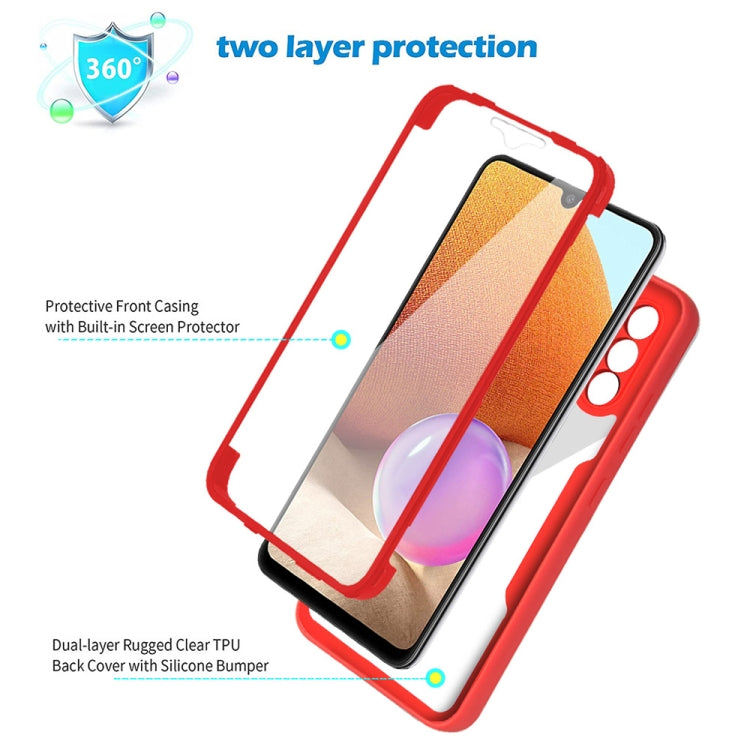 For Samsung Galaxy A32 4G Acrylic + TPU 360 Degrees Full Coverage Shockproof Phone Case