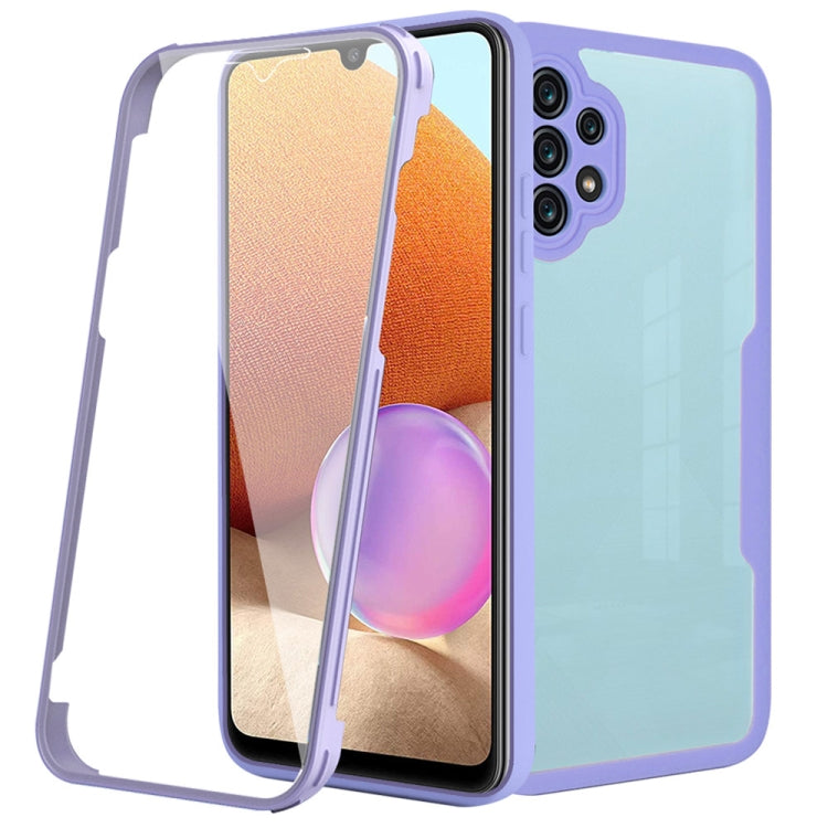 For Samsung Galaxy A32 4G Acrylic + TPU 360 Degrees Full Coverage Shockproof Phone Case