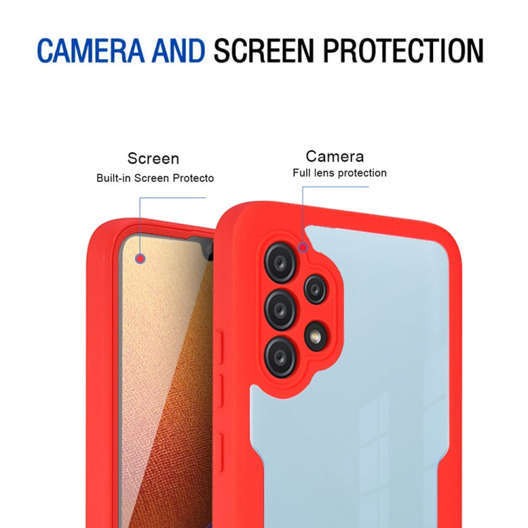 For Samsung Galaxy A32 4G Acrylic + TPU 360 Degrees Full Coverage Shockproof Phone Case