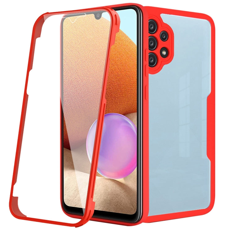 For Samsung Galaxy A32 4G Acrylic + TPU 360 Degrees Full Coverage Shockproof Phone Case