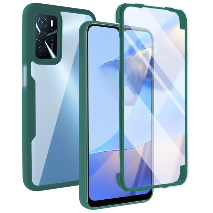 For OPPO A16 / A55 5G Acrylic + TPU 360 Degrees Full Coverage Shockproof Phone Case