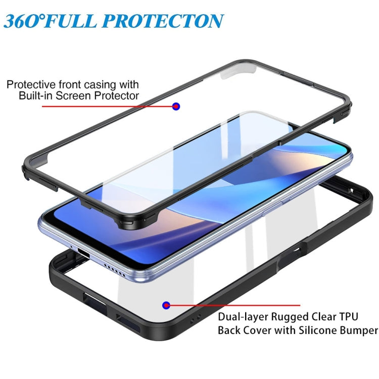 For OPPO A16 / A55 5G Acrylic + TPU 360 Degrees Full Coverage Shockproof Phone Case